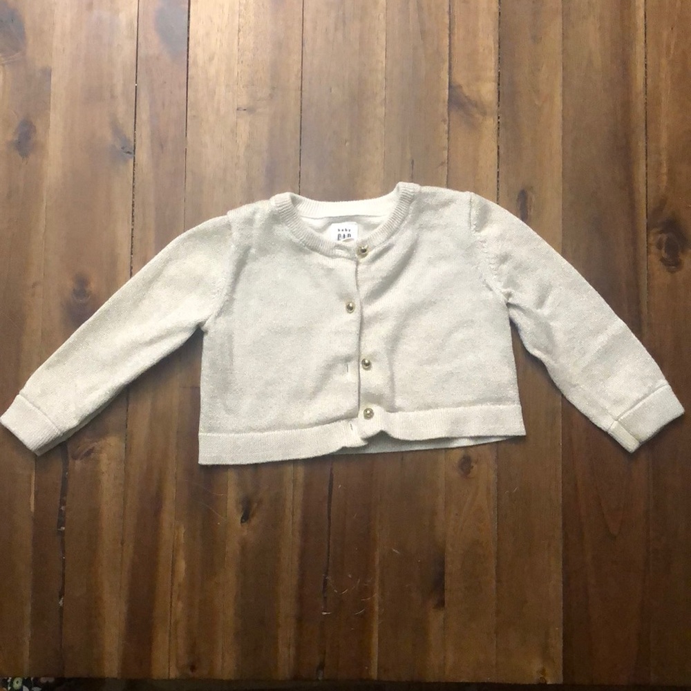 Baby Girl Gold Sweater